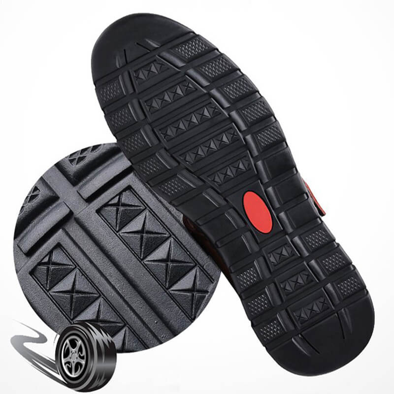 🔥Modische PU-Ledersandalen mit Löchern