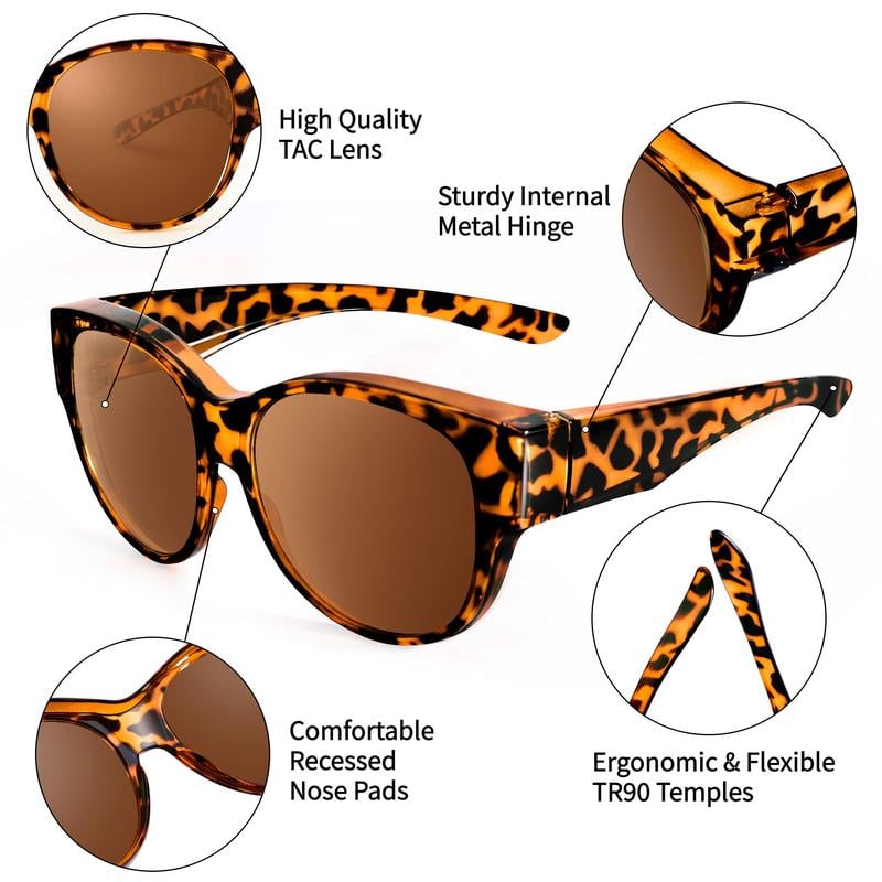 🎉Kaufen 1/2 bekommen 1/2 gratis😎UV400 Schutz Überzieh-Sonnenbrille (2/4 Stück in den Warenkorb legen)