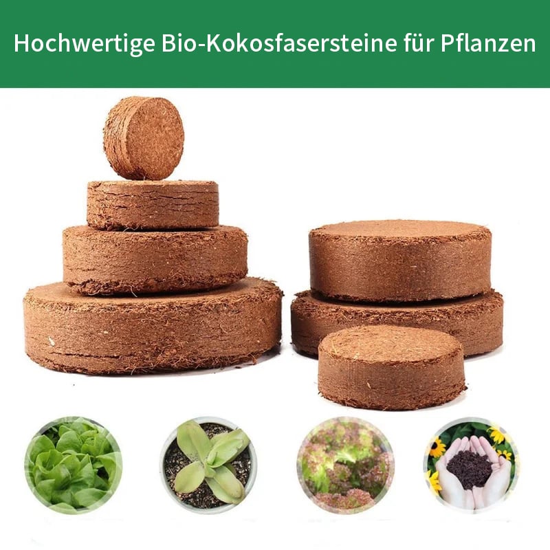 🔥🔥HEUTIGES SONDERANGEBOT⏰ Organische Kokosnussschalen für Pflanzen🥥🌱