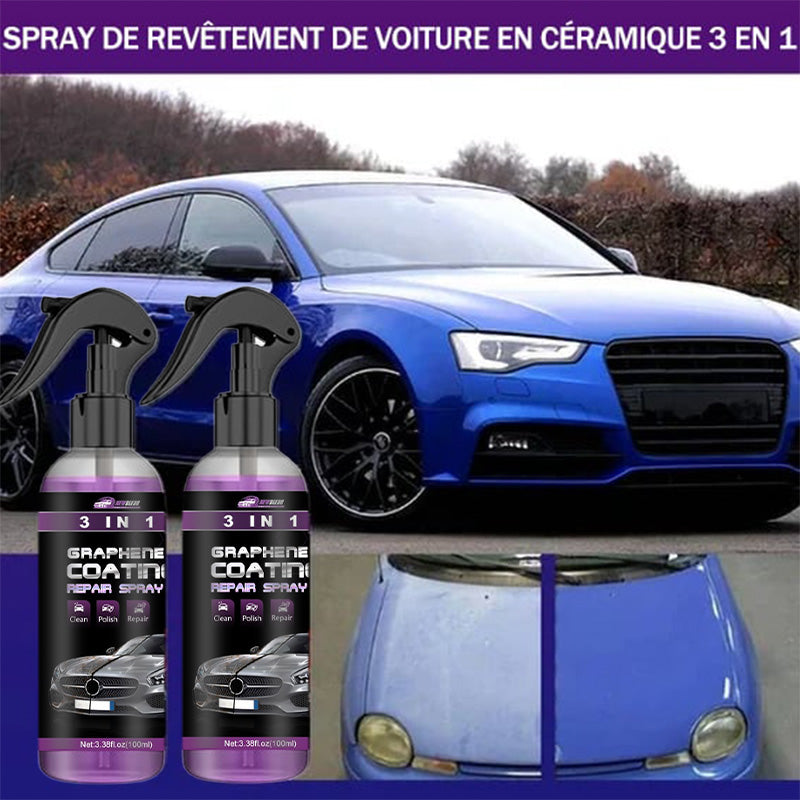 🔥3-IN-1 Hoher Schutz Schnelles Auto-Beschichtung Spray🔥