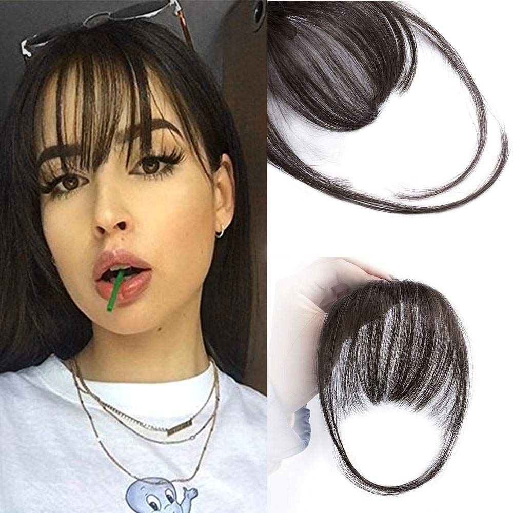 🎀Air Bangs Frauen mehrfarbige Perücke Stück