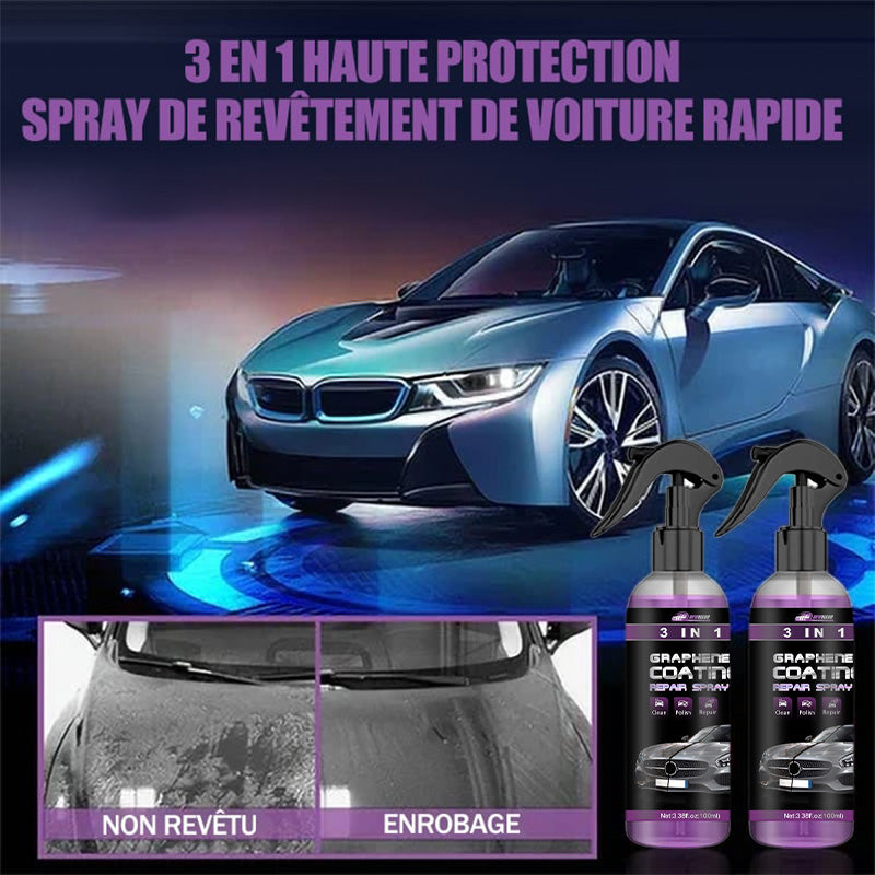 🔥3-IN-1 Hoher Schutz Schnelles Auto-Beschichtung Spray🔥