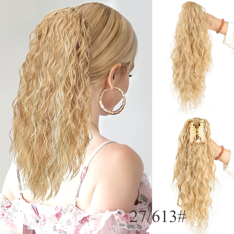 đ LETZTER TAG DER AKTION - 50 % RABATT đ18 Zoll lockige, gewellte Frizz-HaarverlĂ€ngerung mit Pferdeschwanz