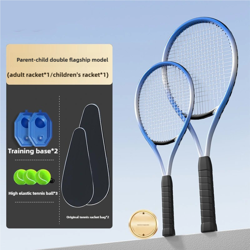 📢📢50% RABATT !!⏰🎾 Tragbarer Tennistrainer mit befüllbarem Sockel für Einzeltraining & Familie