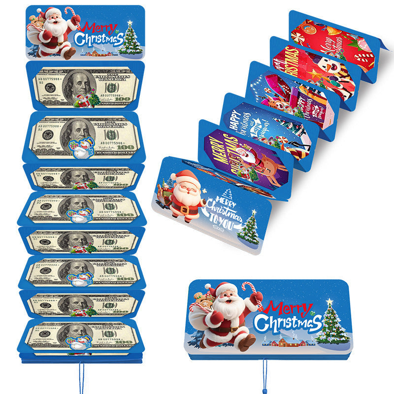 💥1 kaufen, 2 gratis dazu (3 Stück)💴🎅Weihnachts-Geldgeschenk-Umschlag