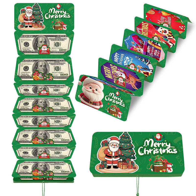 💥1 kaufen, 2 gratis dazu (3 Stück)💴🎅Weihnachts-Geldgeschenk-Umschlag