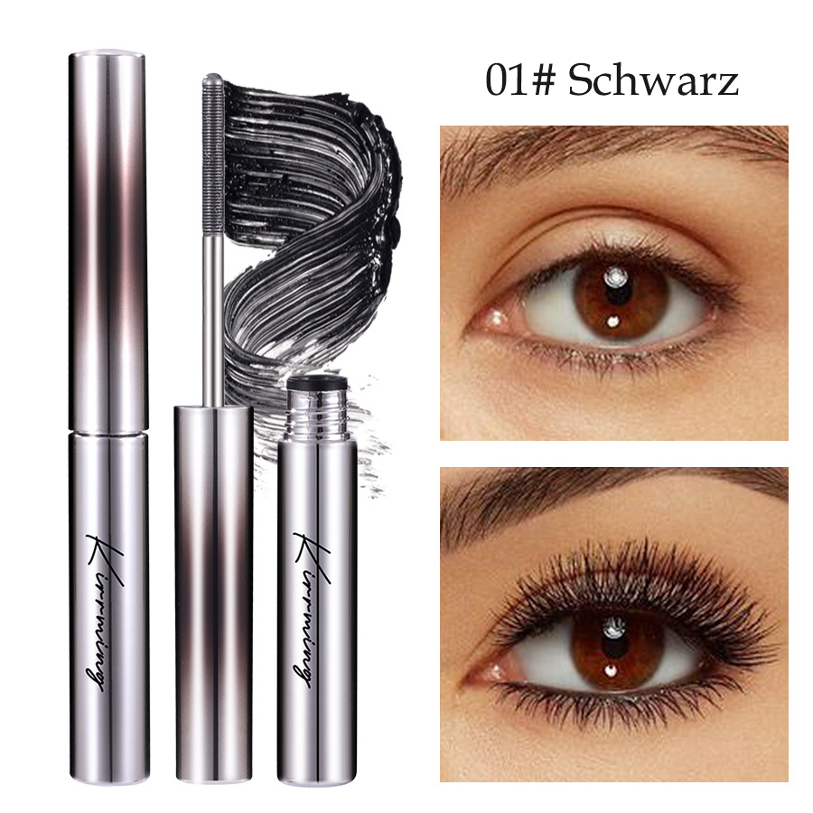 💜LETZTER TAG – KAUF 1, ERHALTE 1 GRATIS💜 Schlanke, wellenförmige kleine Stahlrohr-Wasserfest-Natur-Mascara