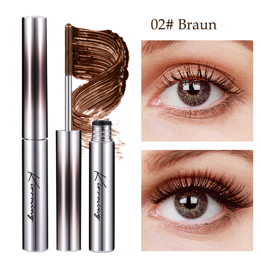💜LETZTER TAG – KAUF 1, ERHALTE 1 GRATIS💜 Schlanke, wellenförmige kleine Stahlrohr-Wasserfest-Natur-Mascara