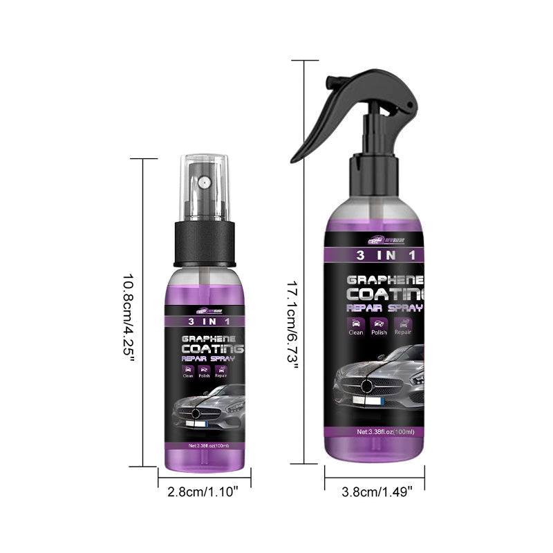 🔥3-IN-1 Hoher Schutz Schnelles Auto-Beschichtung Spray🔥