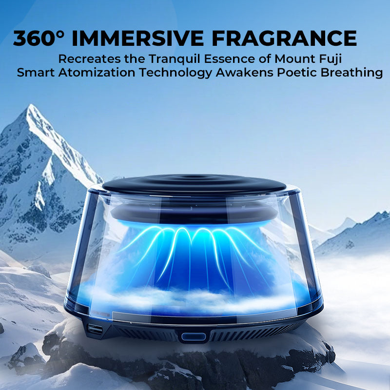 ☁️2025 Cloud Mist Auto-Diffusor – 🚗Automatische Ein-/Ausschaltung mit 30-Tage-USB-C-Akku und 1 Nachfüllpackung = 1 Jahr Frische