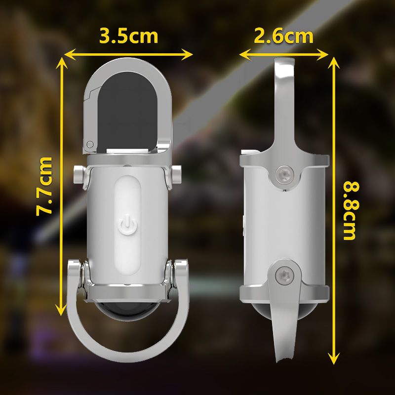 🔥2025 Heißer Verkauf🔥1200LM Superhelle Mini-Schlüsselanhänger-Taschenlampe Wasserdicht