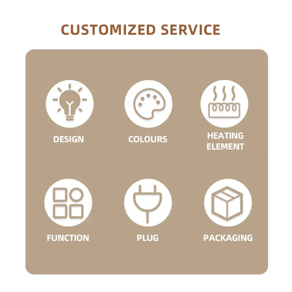 🧱🔥1500W Mini-Wandelektroheizer