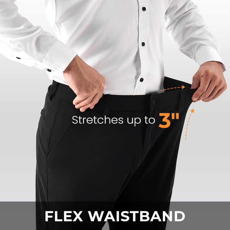 👑Fliwos® Elastische Anzughose ohne Bügeln für Herren