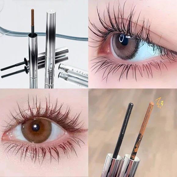 🔥🔥Jetzt bestellen: 3 kaufen, 3 gratis bekommen🔥 Schlanke, wellenförmige kleine Stahlrohr-Wasserfest-Natur-Mascara