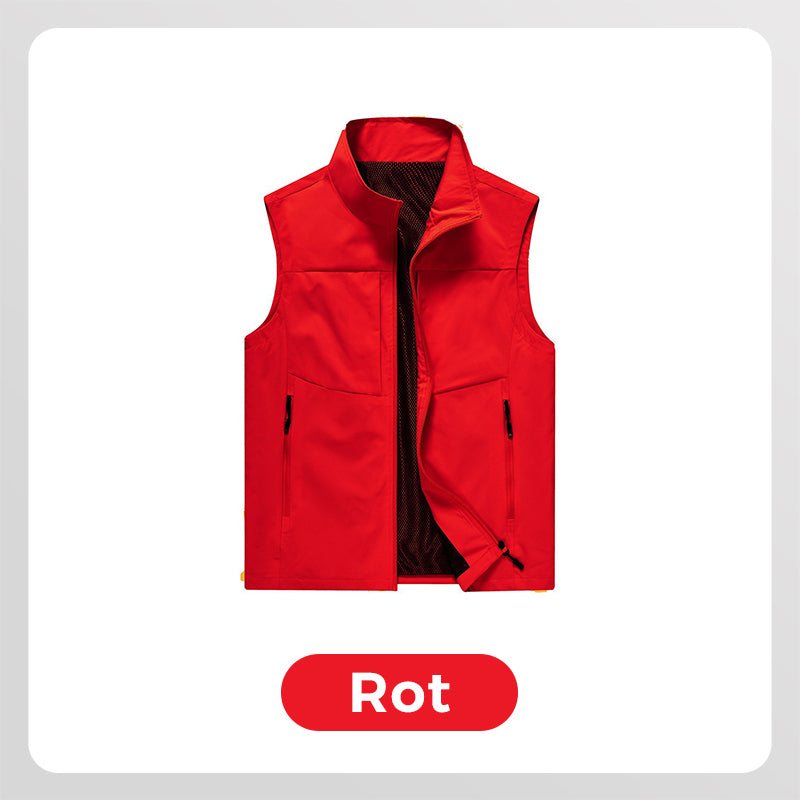 ⏳Begrenzte Zeit 55% Rabatt! 🏆Wasserdichte Cargoweste für Herren