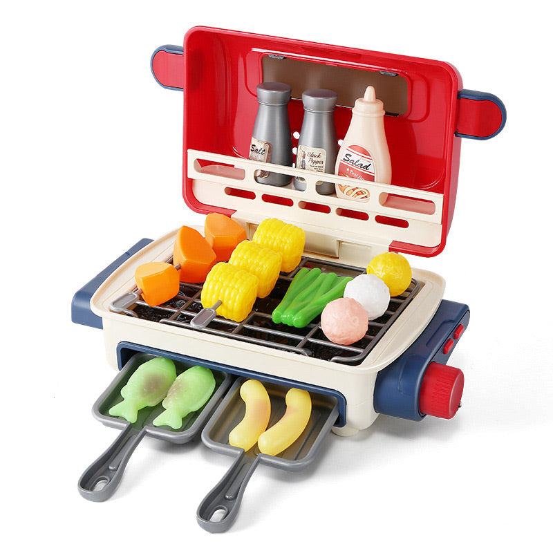 Kinder-Grillspiel-Set mit Rauch & Musik