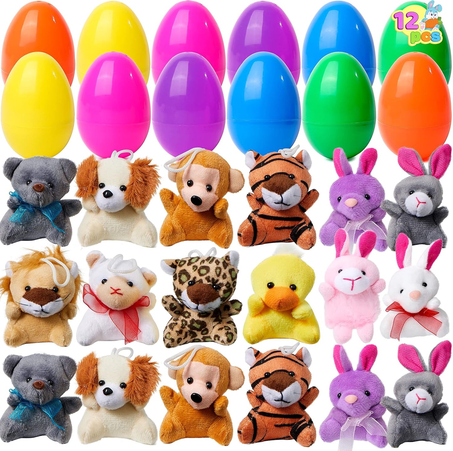 🎁 Oster-Hot-Sale 😍 Vorgefüllte Ostereier, gefüllt mit Plüschtieren
