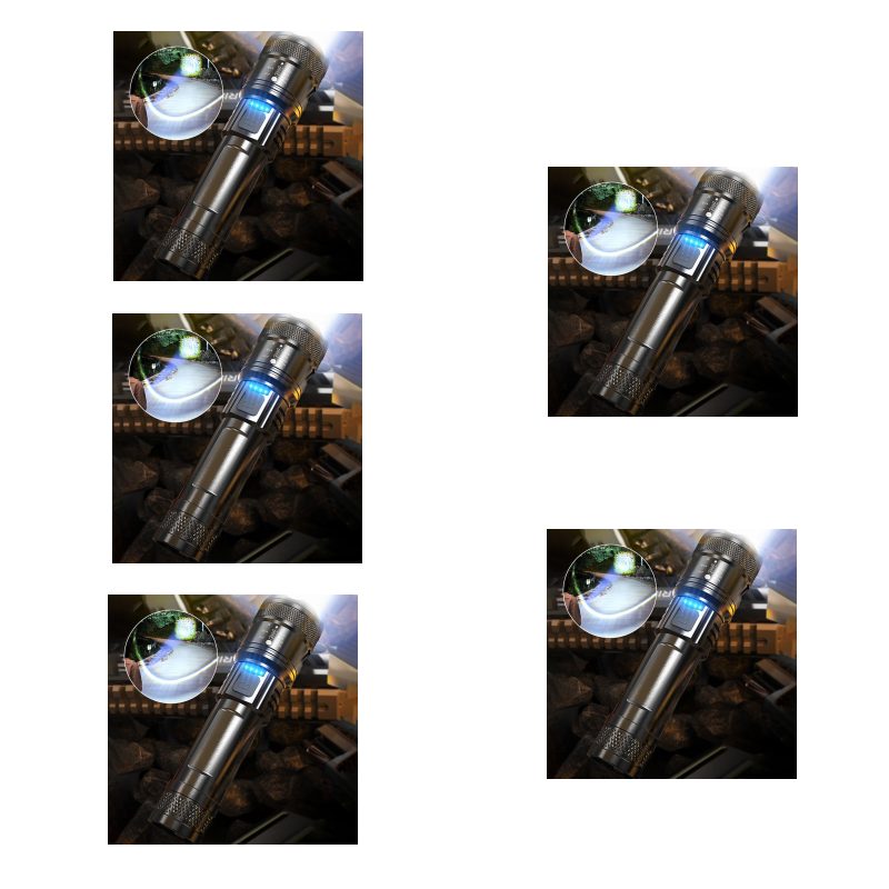 🔦 Superstarke Zoom-Taschenlampe – Wasserdicht und extrem hell für vielfältige Einsätze