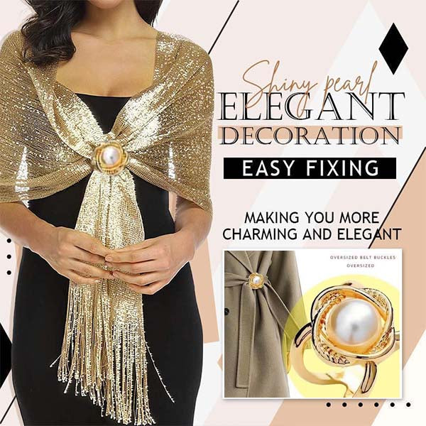 ✨ Elegante französische Mantel-Schal-Schnalle (50 % Rabatt) – Eleganz zum Greifen nah!