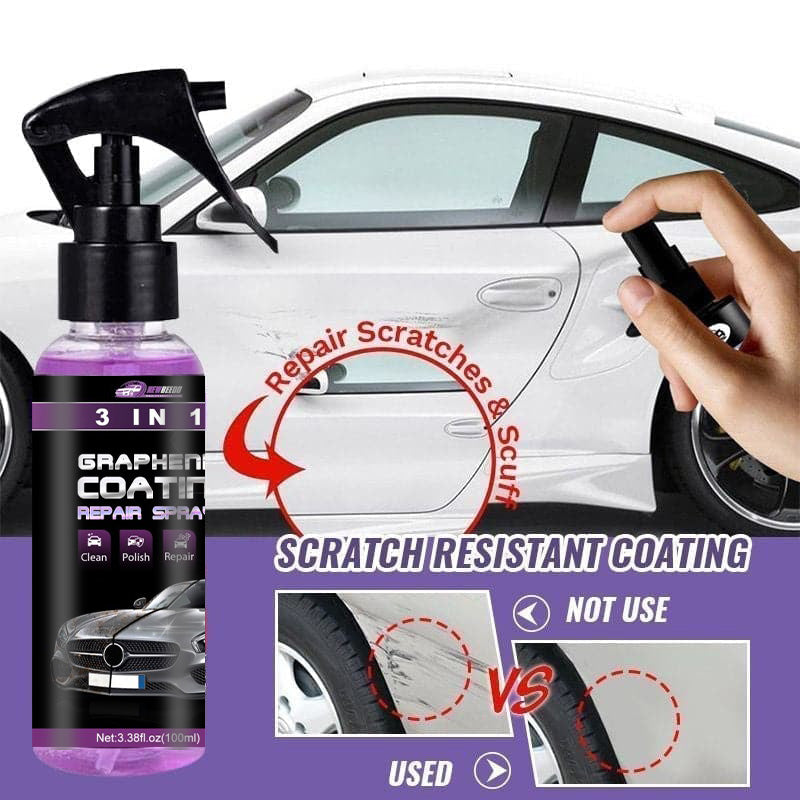 🔥3-IN-1 Hoher Schutz Schnelles Auto-Beschichtung Spray🔥