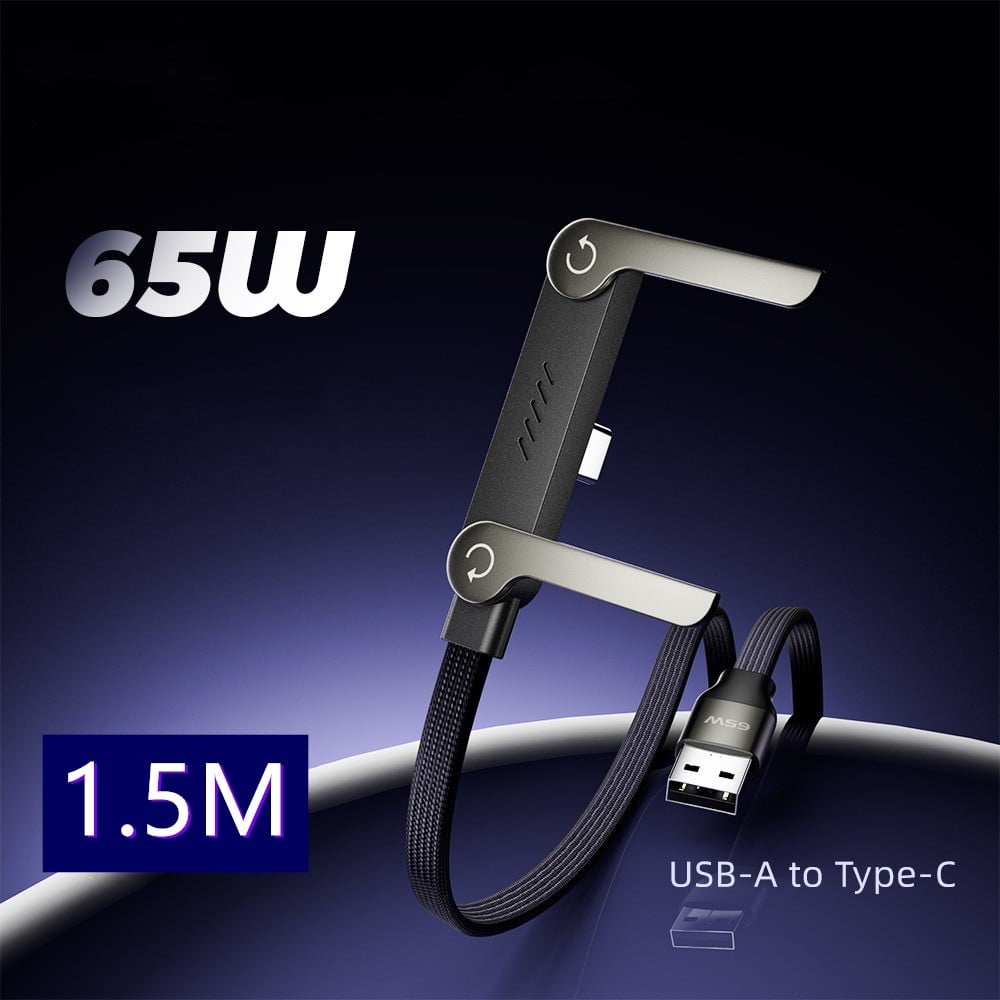 💎 2-in-1 Geflochtenes Schnellladekabel mit Integrierter Handyhalterung – 240W Ultra-Fast, T-förmig & Kabelsalat-frei 🔋📱