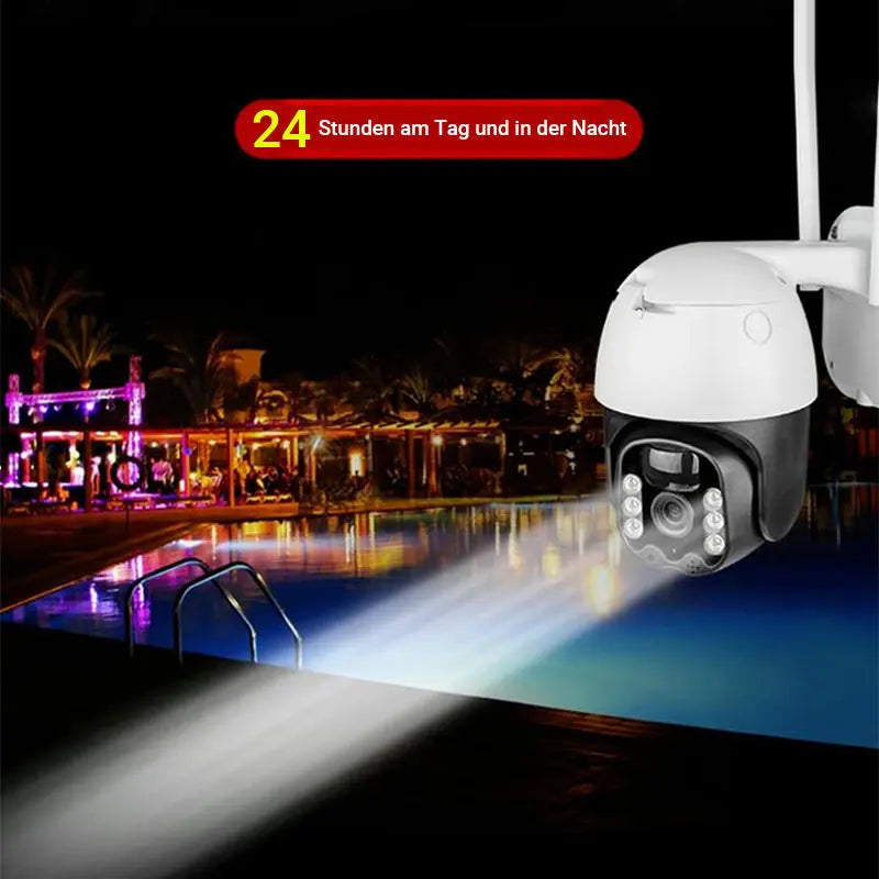 "4G/WIFI Solar Kamera 360°✨ Wetterfest mit Nachtsicht🔦Outdoor Kein WiFi nötig📶 APP Alarm bei Bewegung📱 2 Jahre Garantie✅"