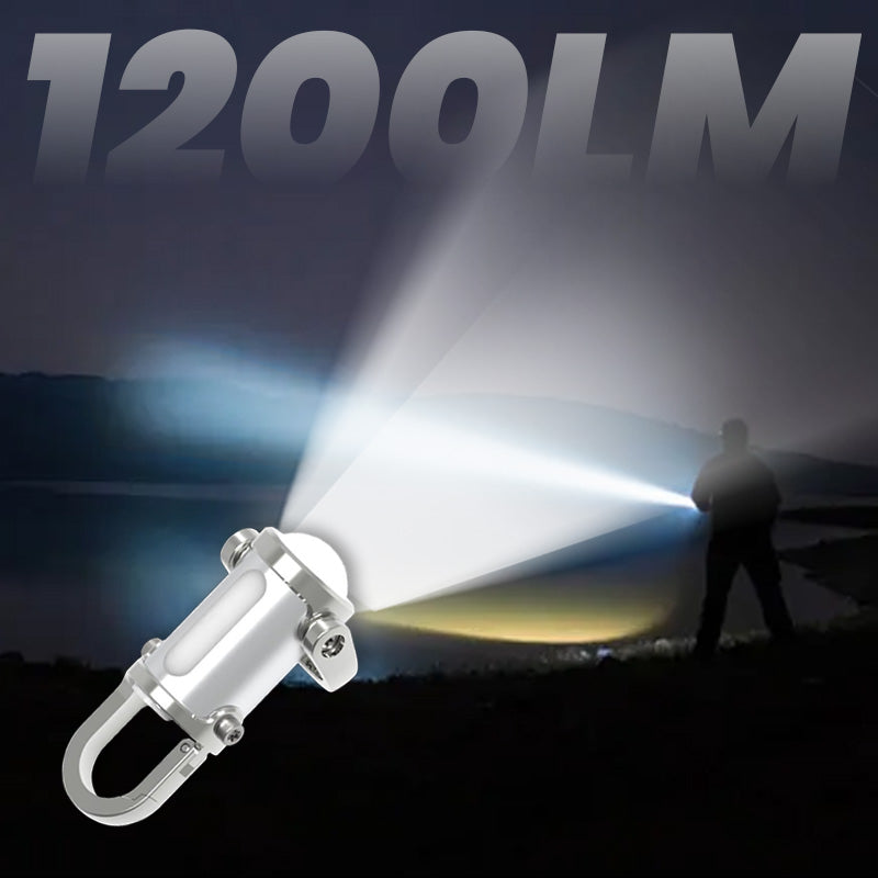 🔥2025 Heißer Verkauf🔥1200LM Superhelle Mini-Schlüsselanhänger-Taschenlampe Wasserdicht
