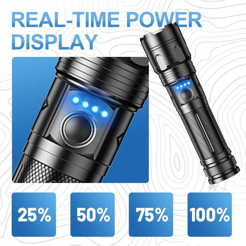 ⚡50% Rabatt🔦Handliche Multifunktions-Außen-Taschenlampe mit Zoom