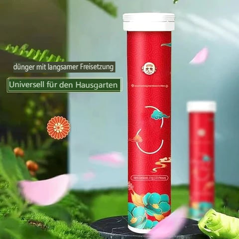 🔥2025 Blumen glücklich machen – ganz ohne Aufwand!Bio-Dünger Tabletten | Langzeitwirkung für üppige Pflanzen | 50% Rabatt 🌱