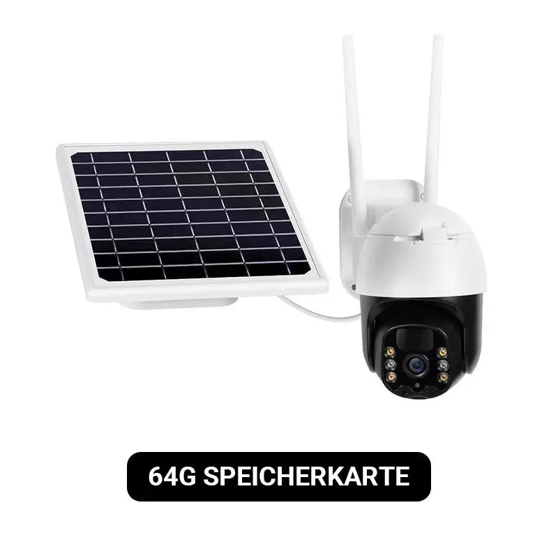 "4G/WIFI Solar Kamera 360°✨ Wetterfest mit Nachtsicht🔦Outdoor Kein WiFi nötig📶 APP Alarm bei Bewegung📱 2 Jahre Garantie✅"