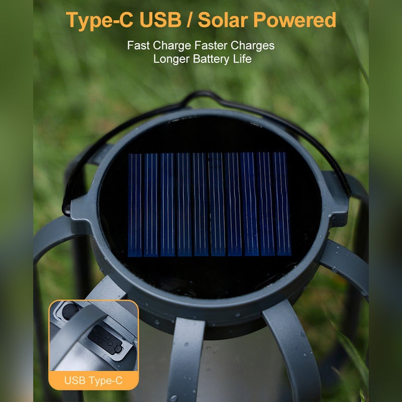 🌞Summer verkaufen 50% Rabatt 🔥Solar Lantern Outdoor Light mit 4 Modi