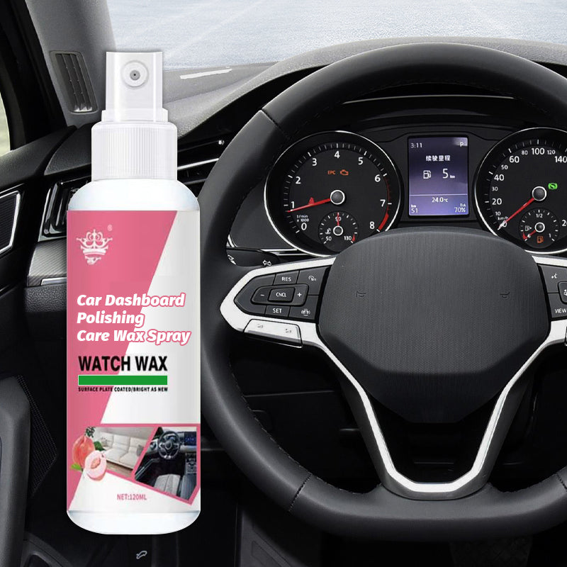 🎁Kaufe 1 und erhalte 1 gratis🎁Auto Armaturenbrett Polieren Pflege Wax Spray
