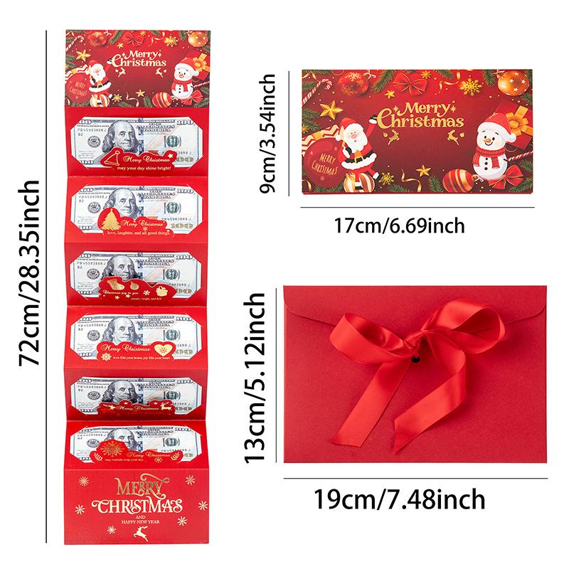 💥1 kaufen, 2 gratis dazu (3 Stück)💴🎅Weihnachts-Geldgeschenk-Umschlag