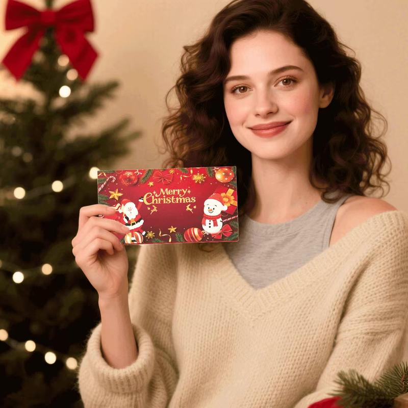 💥1 kaufen, 2 gratis dazu (3 Stück)💴🎅Weihnachts-Geldgeschenk-Umschlag