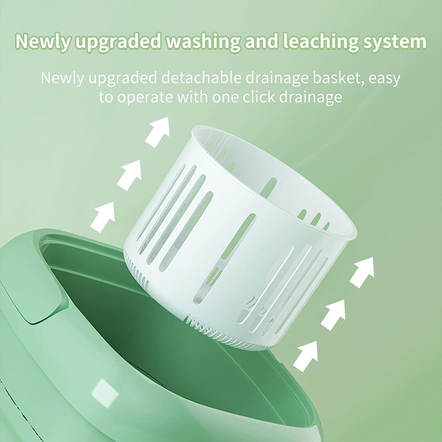 🛁 Mini faltbare Waschmaschine – Kompakt, einfach zu lagern für Wohnungen und schnelle Wäschewäschen