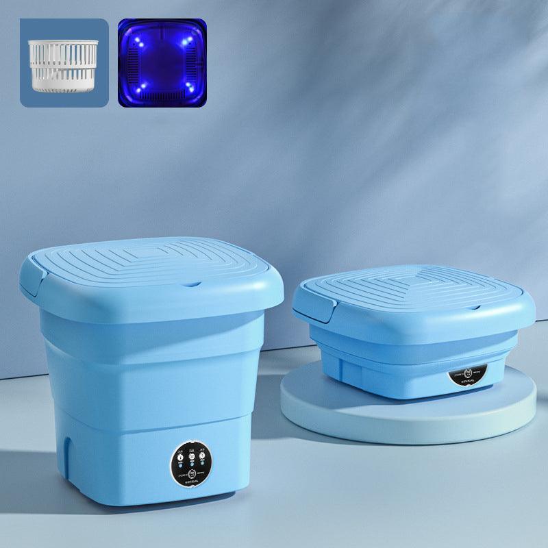 🛁 Mini faltbare Waschmaschine – Kompakt, einfach zu lagern für Wohnungen und schnelle Wäschewäschen