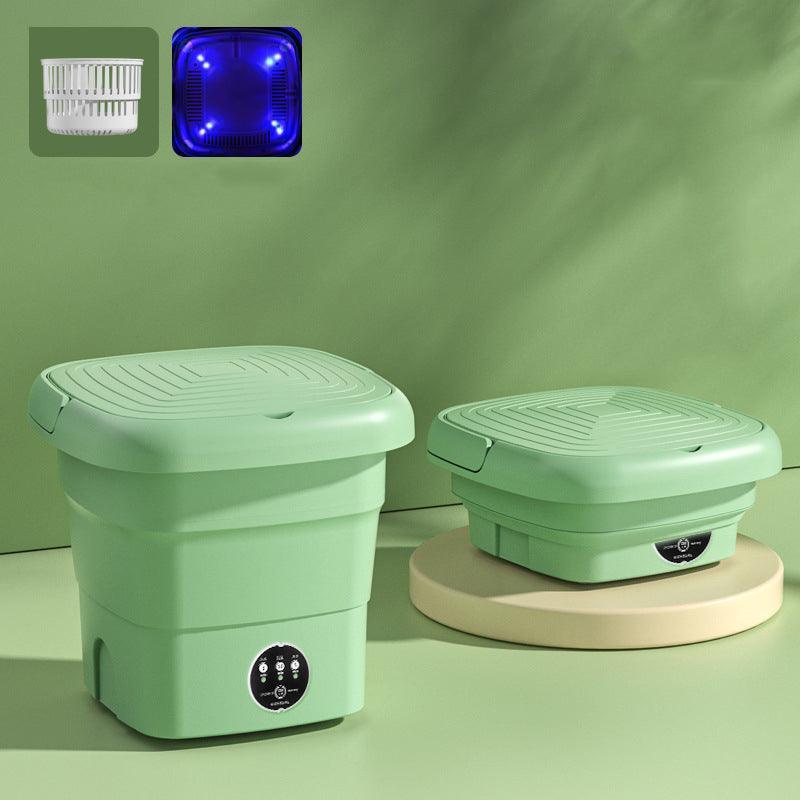 🛁 Mini faltbare Waschmaschine – Kompakt, einfach zu lagern für Wohnungen und schnelle Wäschewäschen