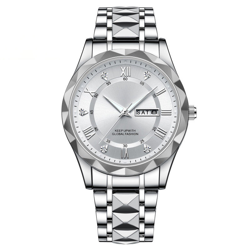 ⌚Ideales Geschenk - Wasserdichte Luxusuhr für Männer mit Leuchtmasse