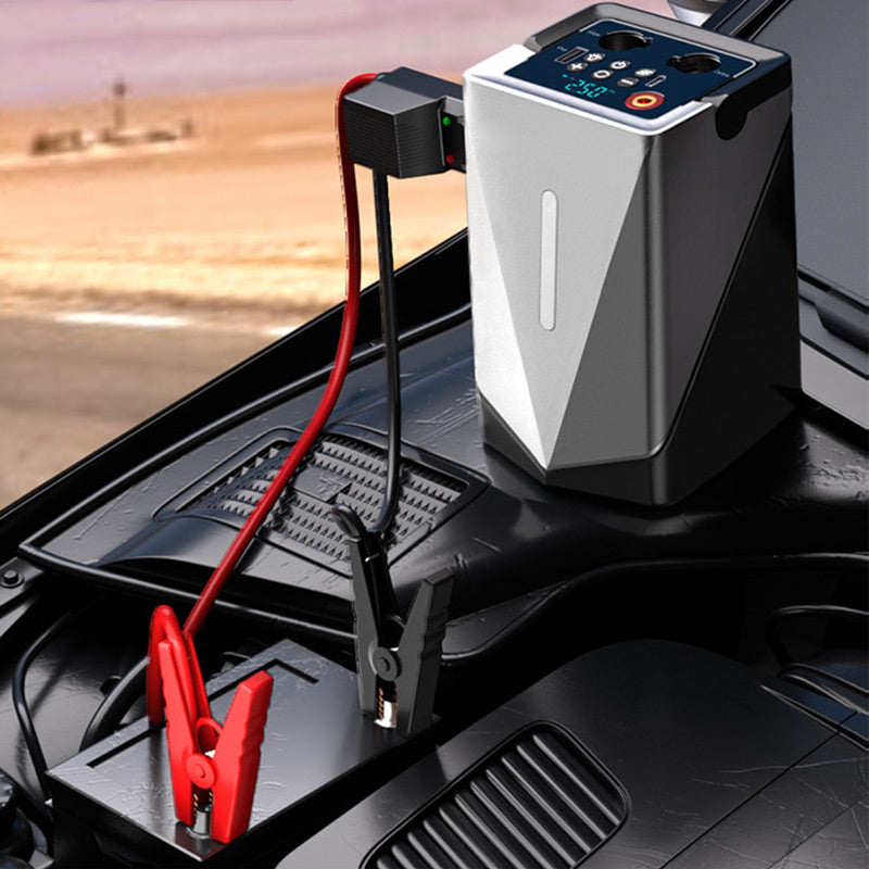 đMultifunktionaler Jump Starter mit Luftpumpe und GeblĂ€seđŻ
