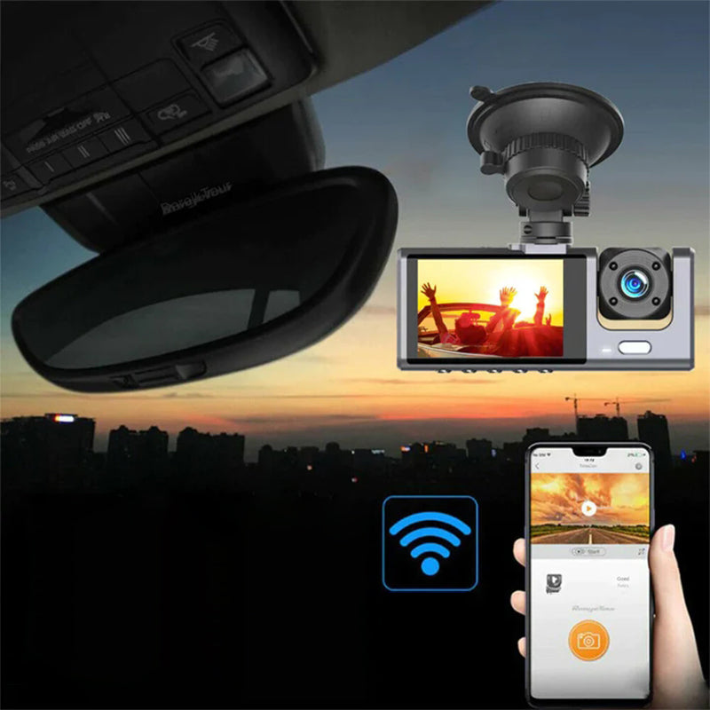 🔥Dashcam mit 170° Weitwinkel und 1080p Doppelobjektiv💯💯💯