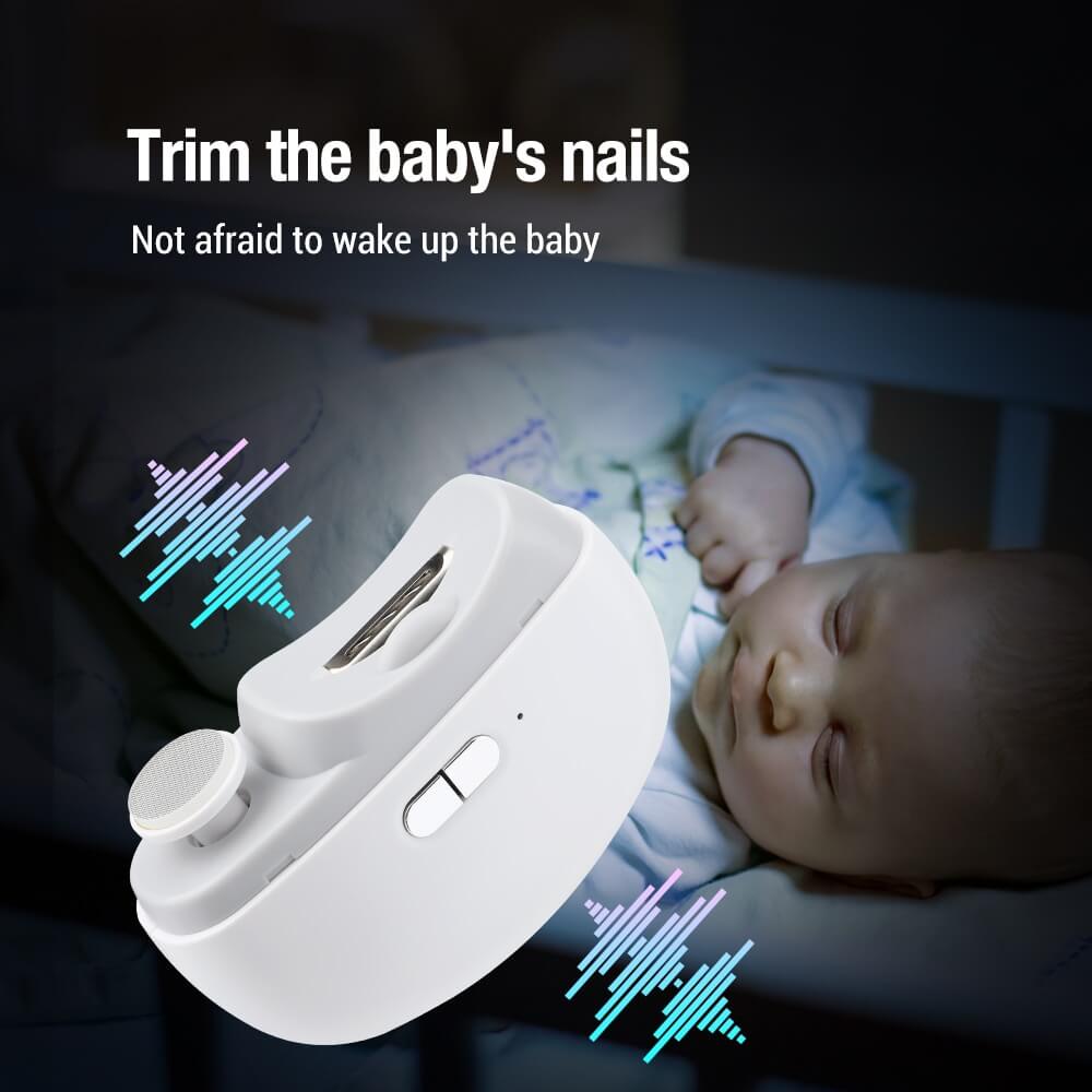 🎁 Perfekt für alle Altersgruppen👵👶3 in 1 Automatischer Elektrischer Nagelknipser mit Polieren【Sicher und bequem】