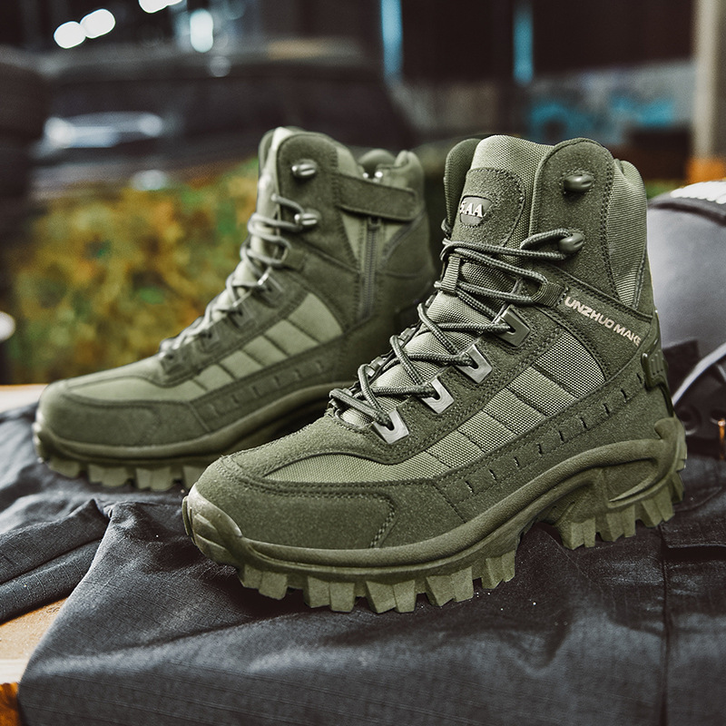 ⏳Begrenzte Zeit 50% Rabatt🔥High-Top-Outdoor-Wander- und Bergschuhe in großen Größen, Sport-Laufschuhe - wasserdicht und durchstichfest, langlebig