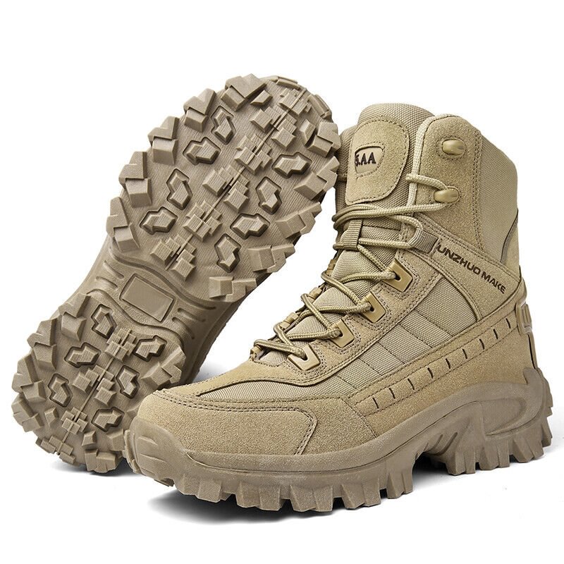 ⏳Begrenzte Zeit 50% Rabatt🔥High-Top-Outdoor-Wander- und Bergschuhe in großen Größen, Sport-Laufschuhe - wasserdicht und durchstichfest, langlebig