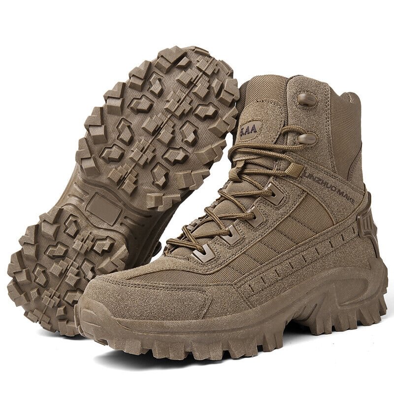 ⏳Begrenzte Zeit 50% Rabatt🔥High-Top-Outdoor-Wander- und Bergschuhe in großen Größen, Sport-Laufschuhe - wasserdicht und durchstichfest, langlebig
