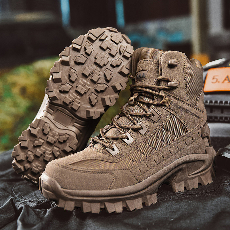 ⏳Begrenzte Zeit 50% Rabatt🔥High-Top-Outdoor-Wander- und Bergschuhe in großen Größen, Sport-Laufschuhe - wasserdicht und durchstichfest, langlebig