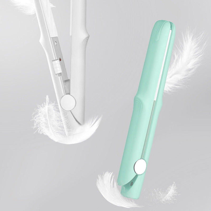 đ„2-in-1 Mini-Lockenstab & GlĂ€tteisen HaarglĂ€tter