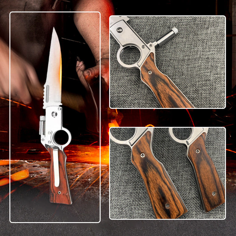✨LETZTER TAG VERKAUF 50% RABATT✨🔪Outdoor-Edelstahl-Feder-Klappmesser