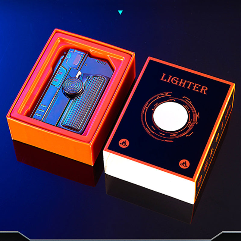 🔥Multifunktionales faltbares winddichtes Feuerzeug - Nachfüllbar mit integriertem Sicherheitsverschluss für Outdoor-Abenteuer