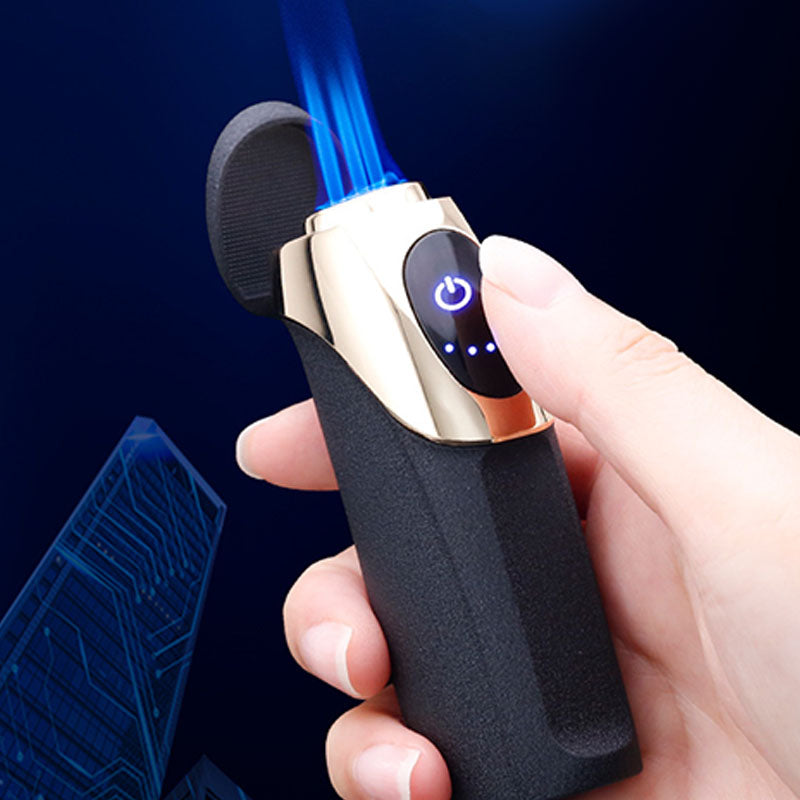 Touchscreen Wiederaufladbar Windproof Triple Jet Flame Feuerzeug