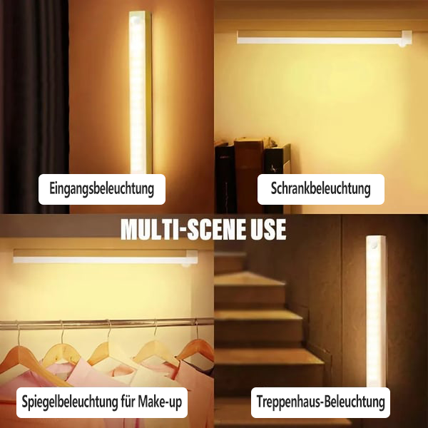 🔥HEISSVERKAUF💡Lochfrei Smarte Sensorische Magnetische Wiederaufladbare LED-Leuchten
